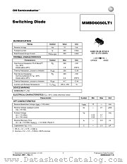 MMBD6050LT1-D datasheet pdf ON Semiconductor