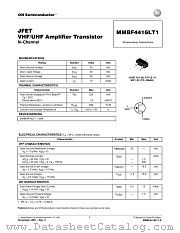 MMBF4416LT1-D datasheet pdf ON Semiconductor