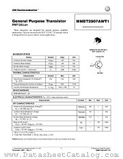 MMBT2907AWT1-D datasheet pdf ON Semiconductor