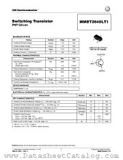 MMBT3640LT1-D datasheet pdf ON Semiconductor