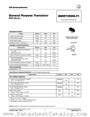 MMBT3906LT1-D datasheet pdf ON Semiconductor