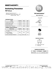 MMBT4403WT1-D datasheet pdf ON Semiconductor