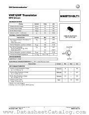 MMBT918LT1-D datasheet pdf ON Semiconductor