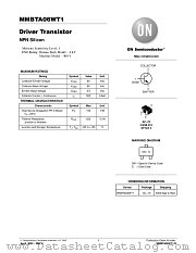 MMBTA06WT1-D datasheet pdf ON Semiconductor