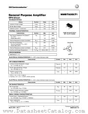 MMBTA20LT1-D datasheet pdf ON Semiconductor