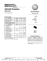 MMBTH10LT1-D datasheet pdf ON Semiconductor