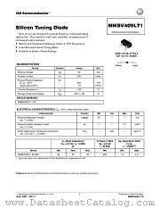 MMBV409LT1-D datasheet pdf ON Semiconductor