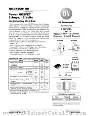 MMDF2C01HD-D datasheet pdf ON Semiconductor