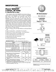 MMDF2P03HD-D datasheet pdf ON Semiconductor