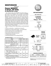 MMDF3N02HD-D datasheet pdf ON Semiconductor