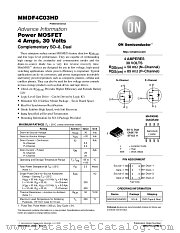 MMDF4C03HD-D datasheet pdf ON Semiconductor