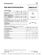 MMDL914T1-D datasheet pdf ON Semiconductor