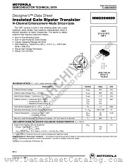 MMG05N60D-D datasheet pdf ON Semiconductor