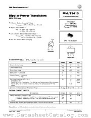 MMJT9410-D datasheet pdf ON Semiconductor