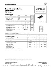 MMPQ3467-D datasheet pdf ON Semiconductor