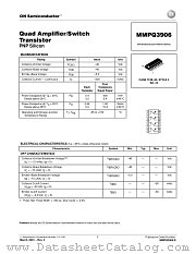 MMPQ3906-D datasheet pdf ON Semiconductor