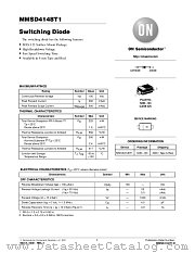 MMSD4148T1-D datasheet pdf ON Semiconductor
