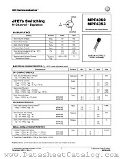 MPF4392-D datasheet pdf ON Semiconductor