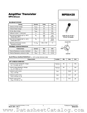 MPS6428-D datasheet pdf ON Semiconductor