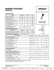MPS6507-D datasheet pdf ON Semiconductor