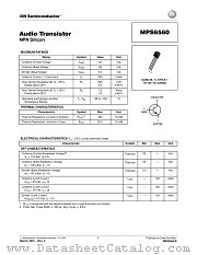 MPS6560-D datasheet pdf ON Semiconductor
