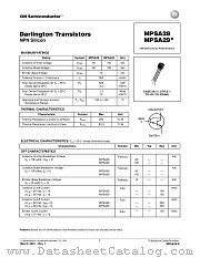 MPSA28-D datasheet pdf ON Semiconductor