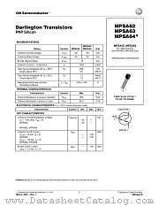 MPSA62-D datasheet pdf ON Semiconductor