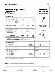 MPSW51-D datasheet pdf ON Semiconductor