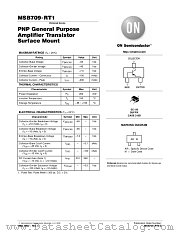MSB709-RT1-D datasheet pdf ON Semiconductor