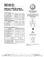 MSD1328-RT1-D datasheet pdf ON Semiconductor