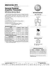 MSD1819A-RT1-D datasheet pdf ON Semiconductor