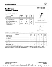 MSD6150-D datasheet pdf ON Semiconductor