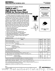 MTB2N40E-D datasheet pdf ON Semiconductor