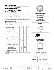 MTB36N06V-D datasheet pdf ON Semiconductor