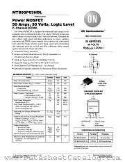 MTB50P03HDL-D datasheet pdf ON Semiconductor