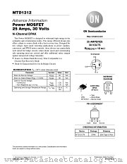 MTD1312-D datasheet pdf ON Semiconductor