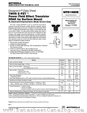 MTD1N80E-D datasheet pdf ON Semiconductor
