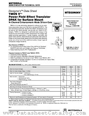 MTD20N06V-D datasheet pdf ON Semiconductor