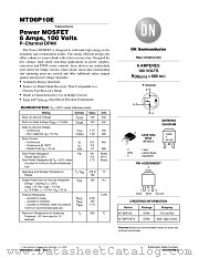 MTD6P10E-D datasheet pdf ON Semiconductor
