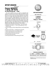 MTDF1N02HD-D datasheet pdf ON Semiconductor