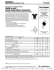 MTP16N25E-D datasheet pdf ON Semiconductor