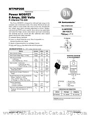 MTP6P20E-D datasheet pdf ON Semiconductor