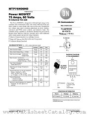MTP75N06HD-D datasheet pdf ON Semiconductor