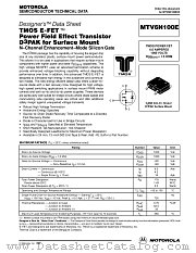 MTV6N100E-D datasheet pdf ON Semiconductor