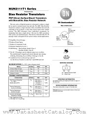 MUN2111T1-D datasheet pdf ON Semiconductor