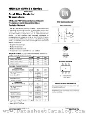 MUN5311DW1T1-D datasheet pdf ON Semiconductor