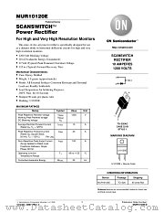MUR10120E-D datasheet pdf ON Semiconductor
