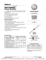 MUR210-D datasheet pdf ON Semiconductor
