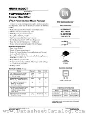 MURB1620CT-D datasheet pdf ON Semiconductor