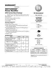 MURD620CT-D datasheet pdf ON Semiconductor